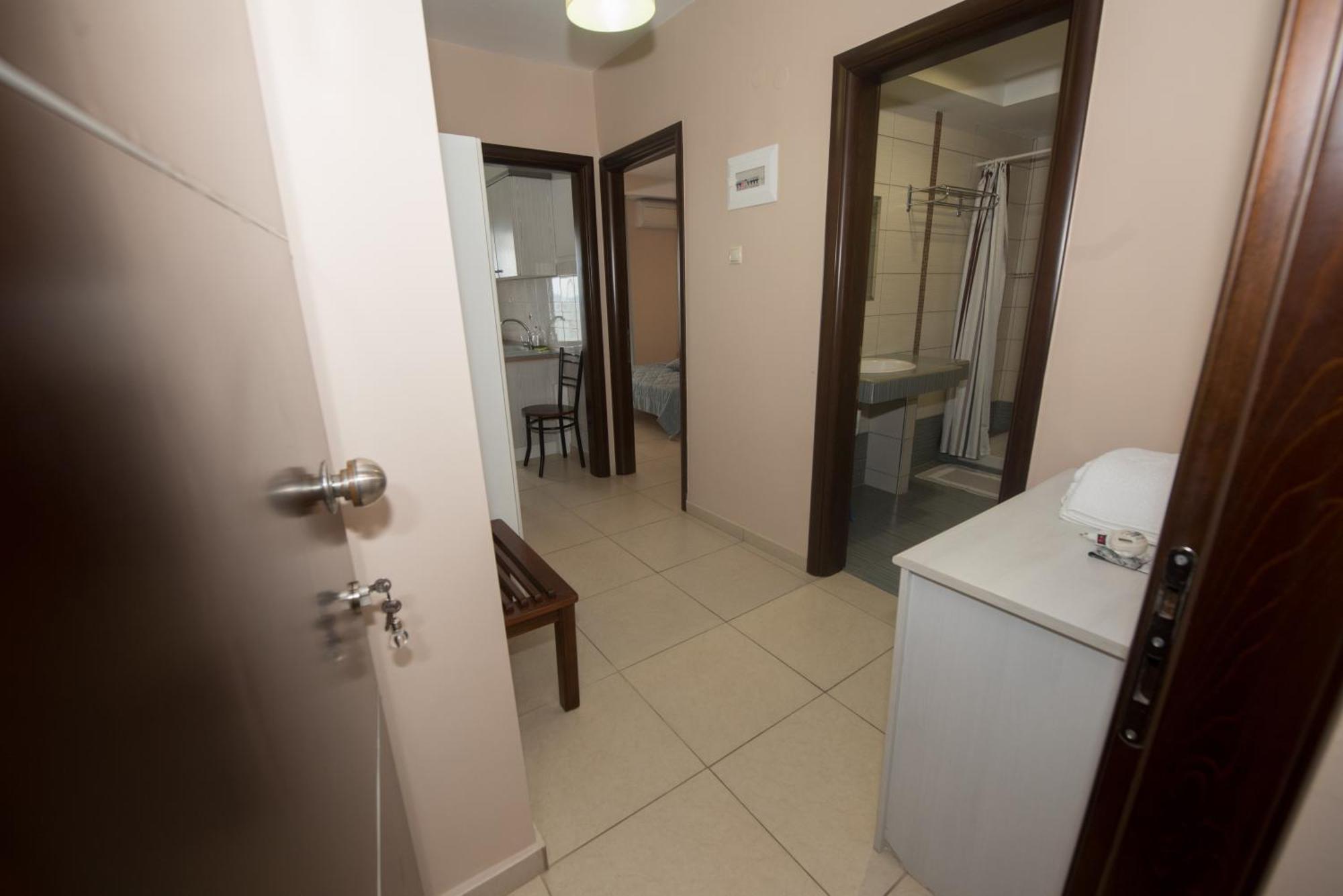 Aparthotel Aris Paralía Esterno foto