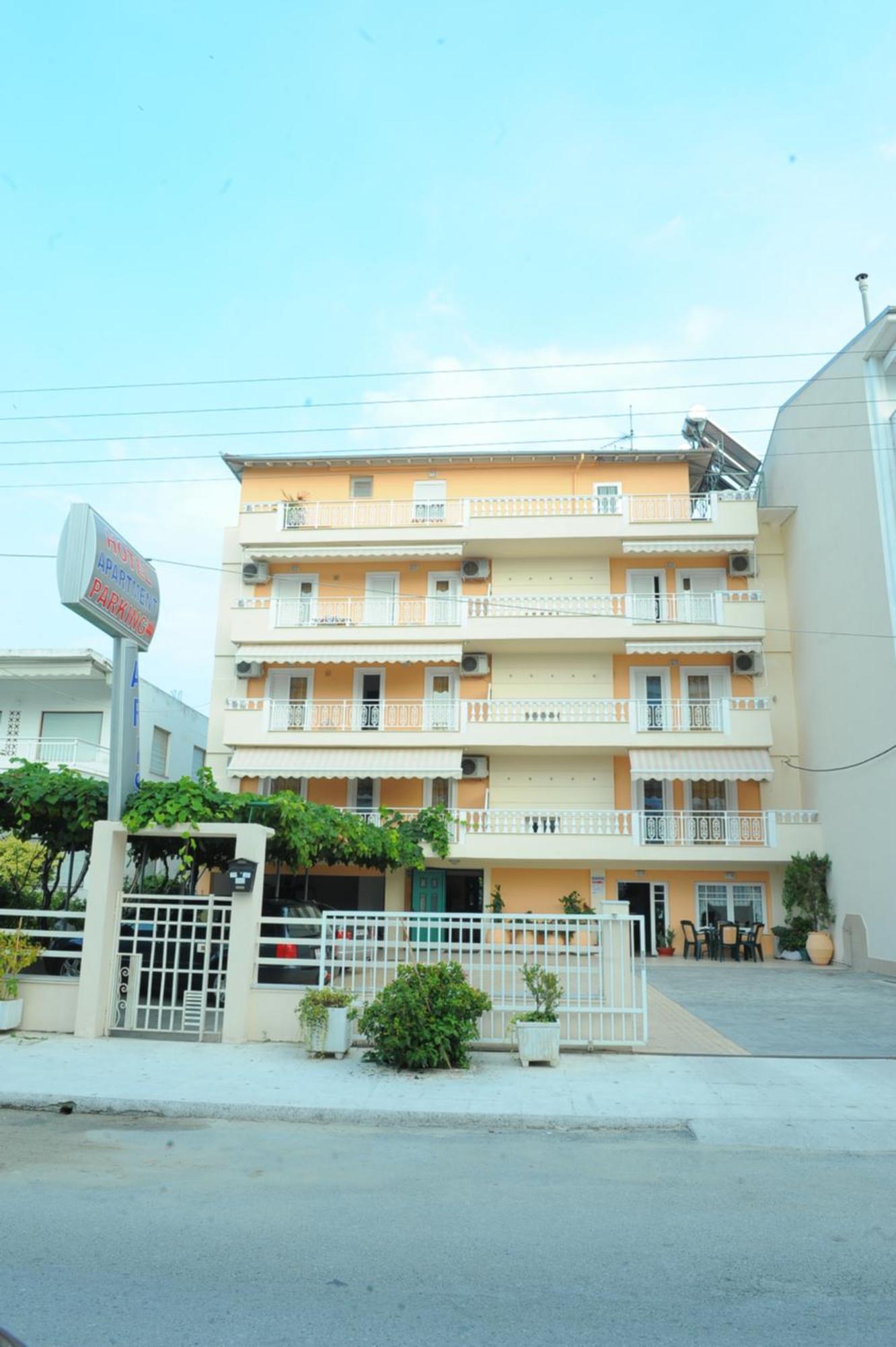 Aparthotel Aris Paralía Esterno foto