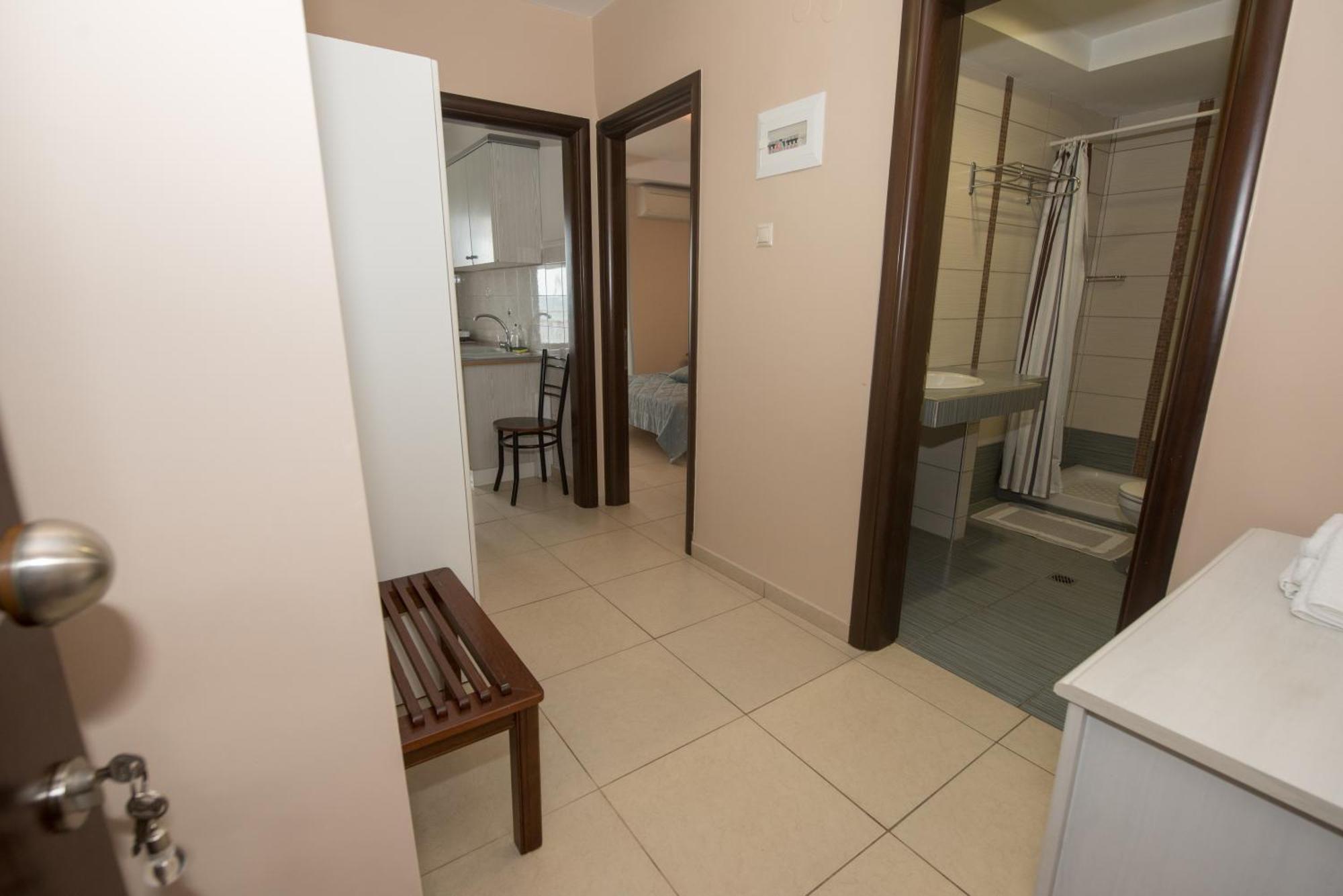Aparthotel Aris Paralía Esterno foto
